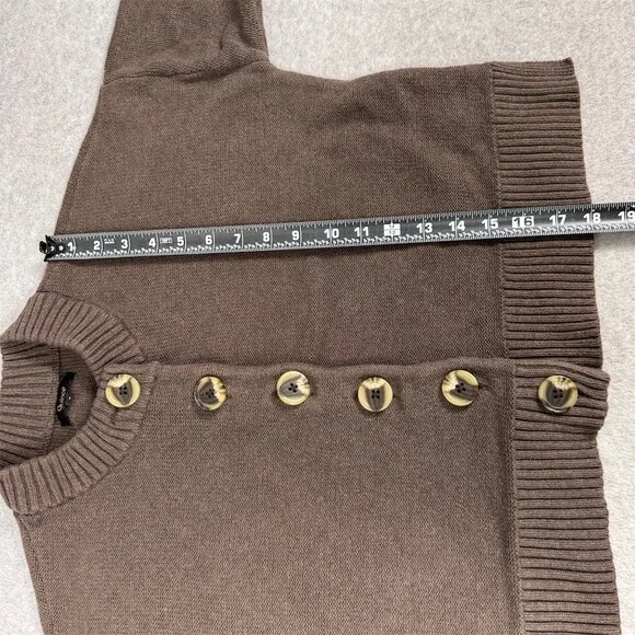 Quince Cardigan Sweater Womens Size S Organic Cotton Cropped Button Front - Picture 11 of 12
